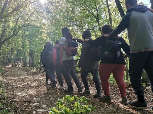 Bagno di Bosco nella faggeta del Monte Motola