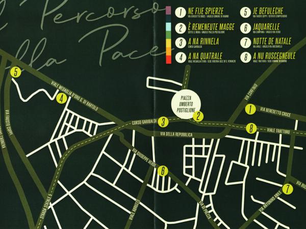 Giro turistico su richiesta a Raiano (AQ) alla scoperta delle poesie dialettali di Umberto Postiglione attraverso i Murales dedicati.