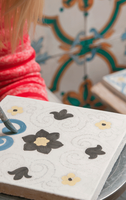 Pittura su ceramica