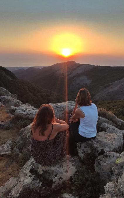 Escursione e cena nel Montiferru, fotografare l'ora blu e il tramonto