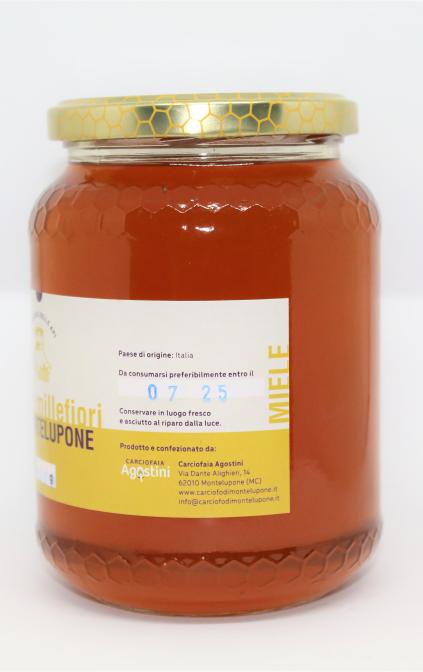 Miele millefiori di Montelupone in vaso da 1000 gr.