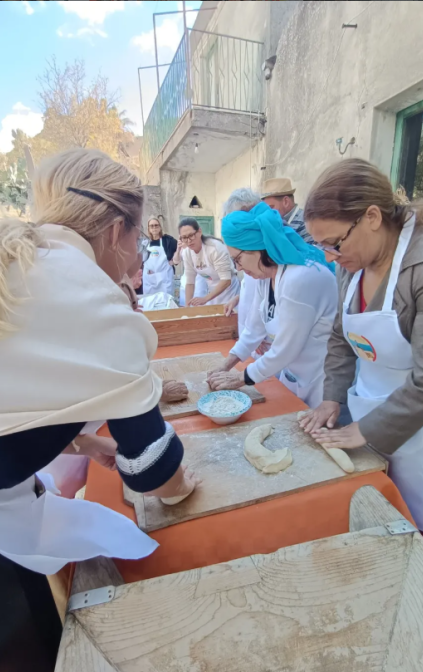 Produzione del pane con le anticher tecniche calabresi